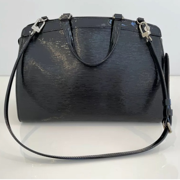 LOUIS VUITTON BREA MM EPI NOIR ELECTRIC HANDLE & SHOULDER BAG - Picture 8 of 16